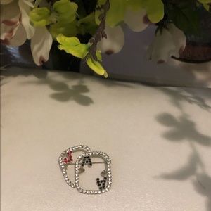 Ace jack cards ♦️ Swarovski crystal pin